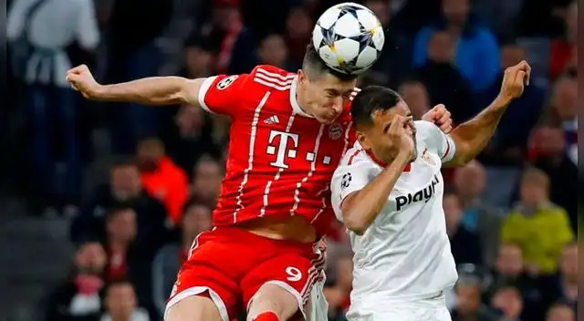 Robert Lewandowski lleva 5 goles y 1 asistencia con el Bayern Múnich en la Champions League.