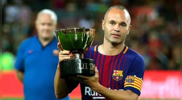 Andrés Iniesta lleva 18 temporadas en Barcelona. 