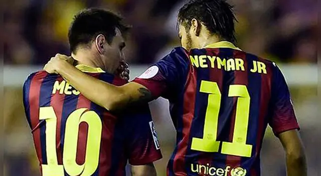 Lionel Messi aconsejó a Neymar para que encuentre su fútbol. Foto: EFE Lionel Messi aconsejó a Neymar para que encuentre su fútbol. Foto: EFE