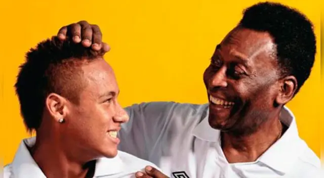 No se ven hace muchos años Pelé con Neymar.