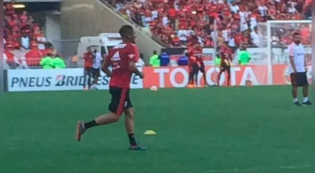 Se vistió nuevamente de corto Paolo Guerrero.