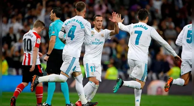 Cristiano Ronaldo anotó de taco tras disparo de Modric Cristiano Ronaldo anotó de taco tras disparo de Modric