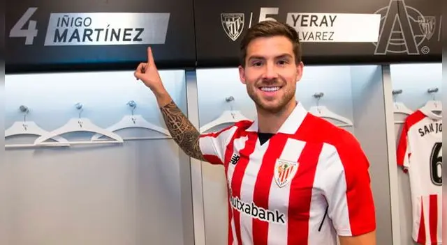 La felicidad de Iñigo en su nuevo club. La felicidad de Iñigo en su nuevo club.