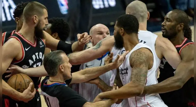 Washington Wizards vs. Toronto Raptors. Foto: EFE