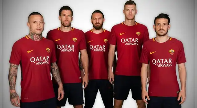 La Roma no tenía auspiciador en el pecho desde hace 5 años.