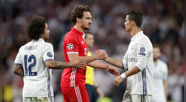 Bayern Múnich vs. Real Madrid EN VIVO ONLINE: partido va desde la 1:45 p.m. en el Allianz Arena. Bayern Múnich vs. Real Madrid EN VIVO ONLINE: partido va desde la 1:45 p.m. en el Allianz Arena.