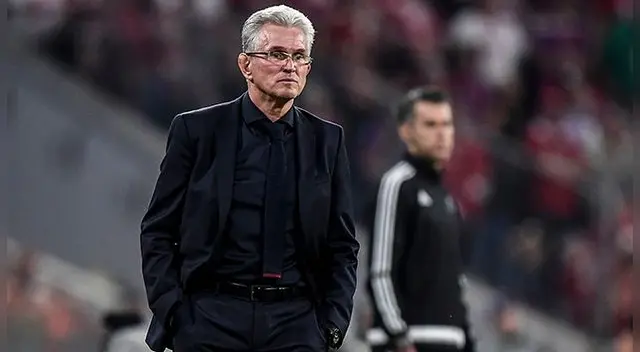 Jupp Heynckes durante el partido en el Allianz Arena. Jupp Heynckes durante el partido en el Allianz Arena.