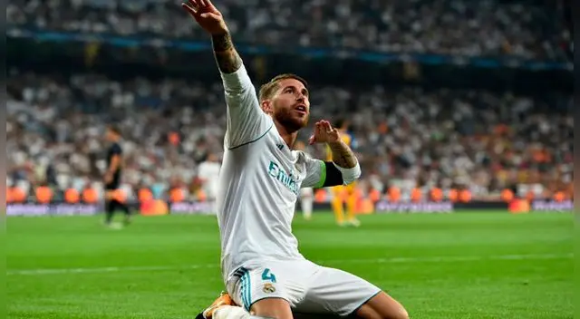 El defensa español, Sergio Ramos, lleva disputados 13 temporadas con la indumentaria del Real Madrid.