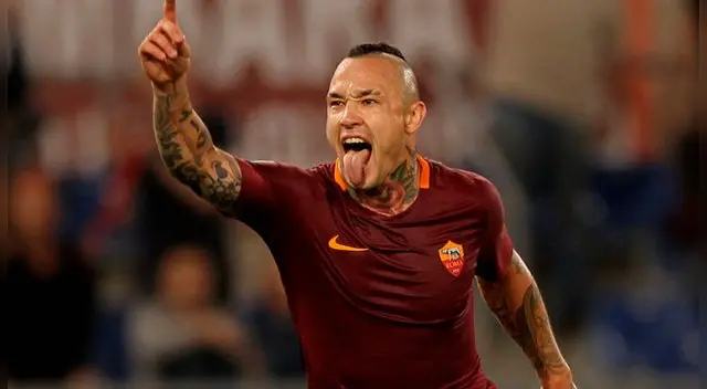 Radja Nainggolan es uno de los pilares de la AS Roma. Radja Nainggolan es uno de los pilares de la AS Roma.