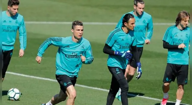 Real Madrid entrena pensando en Bayern Múnich por Champions League. Foto: EFE