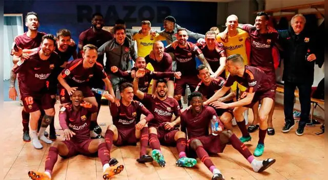 Barcelona campeón de Liga 2018.