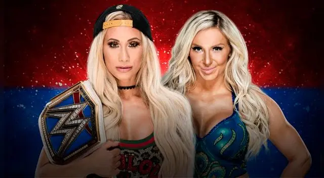En WWE Backlash 2018, Carmella vs. Charlotte por el Campeonato de Mujeres de SmackDown. Foto: WWE