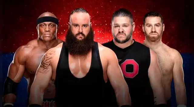 En WWE Backlash 2018, Braun Strowman & Bobby Lashley vs. Kevin Owens & Sami Zayn. Foto: WWE