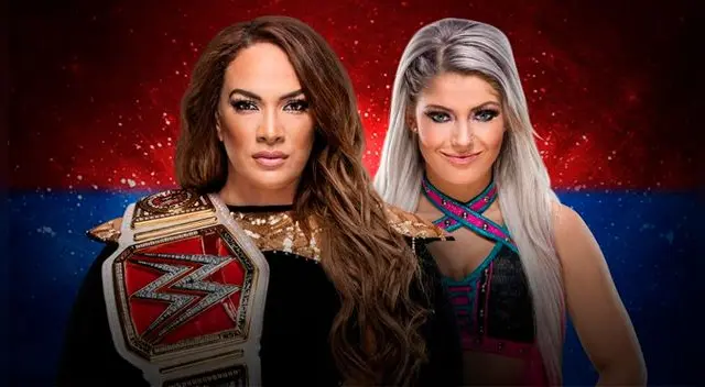 En WWE Backlash 2018, Nia Jax vs. Alexa Bliss por el Campeonato de Mujeres de Raw. Foto: WWE