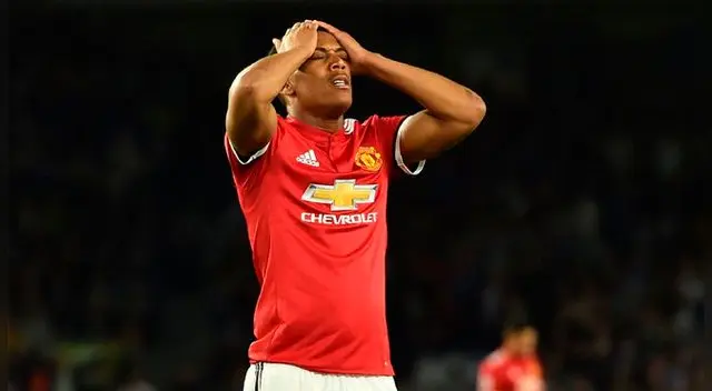 Manchester United perdió con el Brighton & Hove Albion en la Premier League. Manchester United perdió con el Brighton & Hove Albion en la Premier League.
