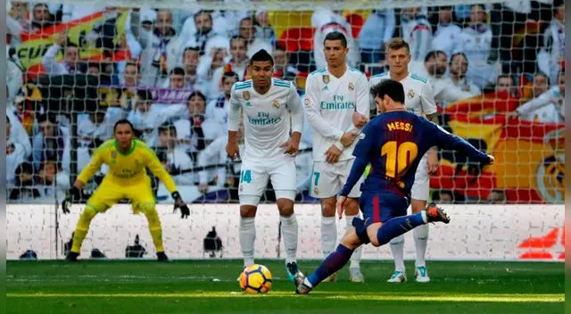 Real Madrid y el Barcelona listos para jugar el domingo en el Camp Nou. 