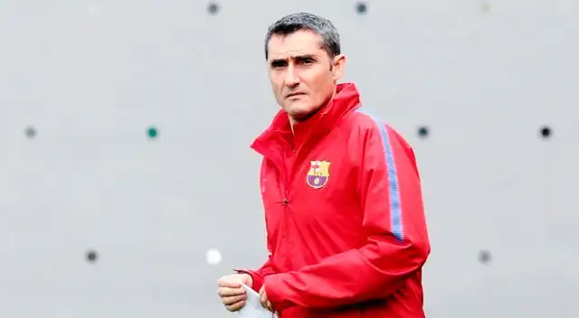 Ernesto Valverde suma, hasta el momento, 2 títulos con el FC Barcelona (Copa del Rey y Liga Santander 2017-18).