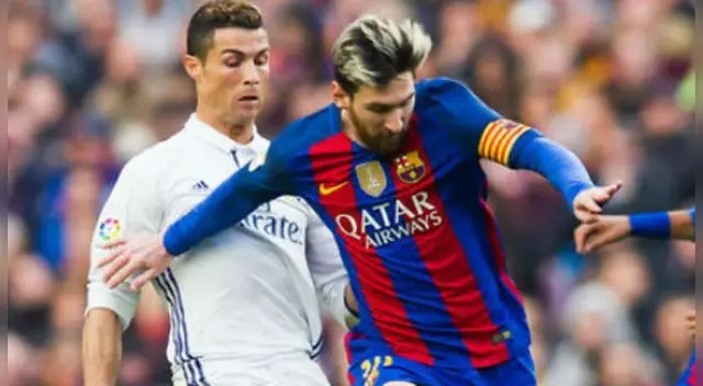 Cristiano Ronaldo (Real Madrid) y Lionel Messi (Barcelona) se juegan un partidazo en el Clásico. Foto: Agencias