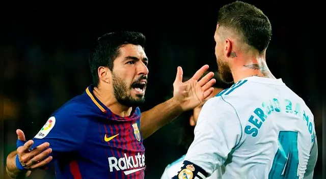 Luis Suárez anotó el primer gol del Barcelona vs. Real Madrid. Luis Suárez anotó el primer gol del Barcelona vs. Real Madrid.