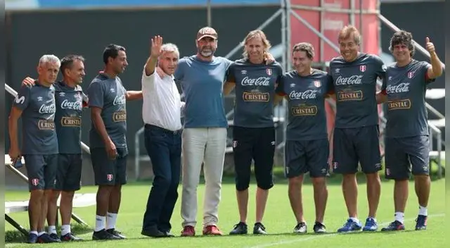 Selección Peruana: Éric Cantona estuvo en el primer entrenamiento de la blanquirroja en la Videna