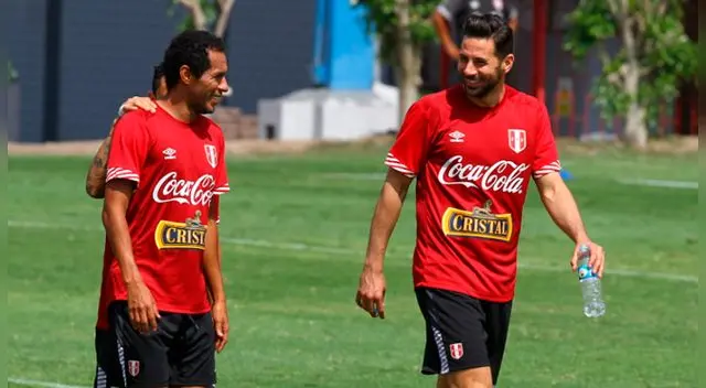 Carlos Lobatón y Claudio Pizarro. Carlos Lobatón y Claudio Pizarro.