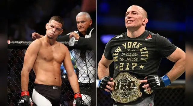 Nate Diaz vs. Georges St-Pierre. Foto: UFC.com