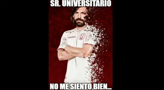 Memes de la cancelación del evento de Universitario con Andrea Pirlo. Fotos: Facebook Memes de la cancelación del evento de Universitario con Andrea Pirlo. Fotos: Facebook