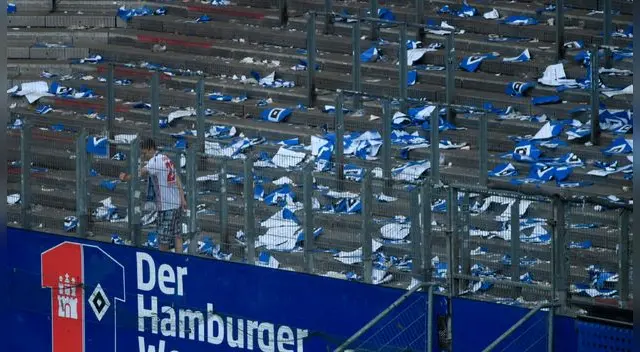 El HSV peleó hasta la última fecha de la Bundesliga pero la victoria del Wolfsburgo terminó por sepultarlo.