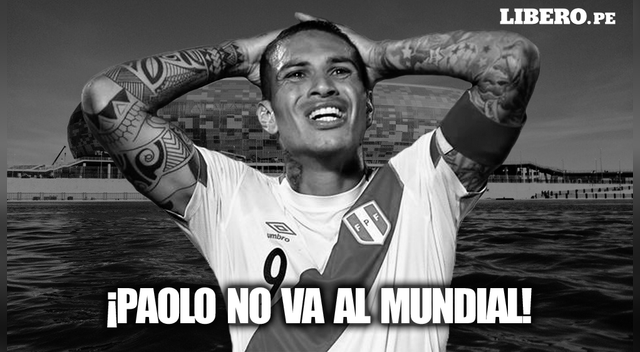 Paolo Guerrero no jugará el Mundial Rusia 2018. Paolo Guerrero no jugará el Mundial Rusia 2018.
