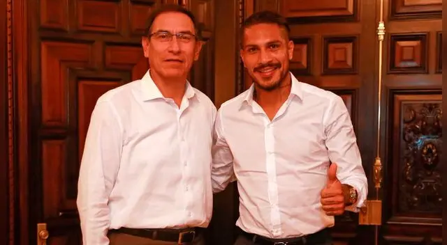 Martín Vizcarra recibió a Paolo Guerrero en el Palacio de Justicia. Martín Vizcarra recibió a Paolo Guerrero en el Palacio de Justicia.