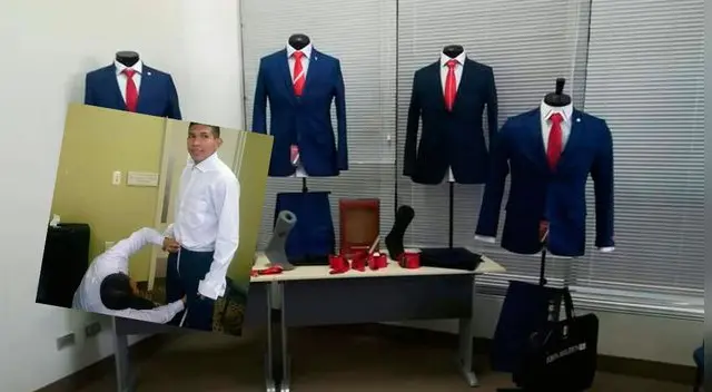 Marca John Holden presentó los detalles del terno que usará la selección peruana en Rusia 2018. Marca John Holden presentó los detalles del terno que usará la selección peruana en Rusia 2018.