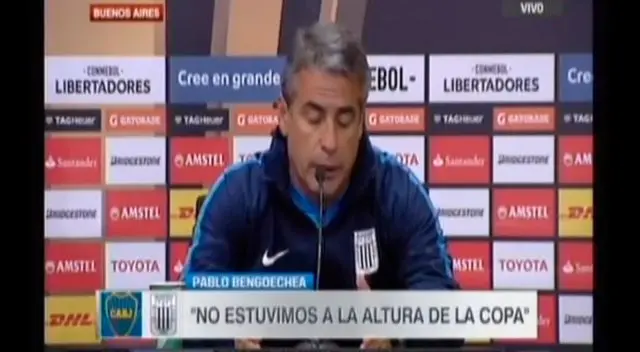 Pablo Bengoechea habló tras derrota ante Boca Juniors por Copa Libertadores Pablo Bengoechea habló tras derrota ante Boca Juniors por Copa Libertadores