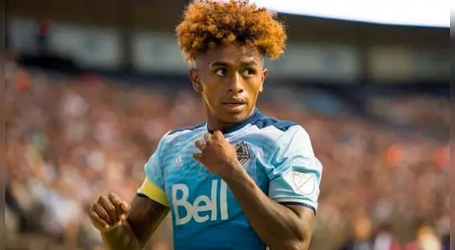Yordy Reyna anotó 6 goles en 21 partidos con el Vancouver Whitecaps en el 2017.
