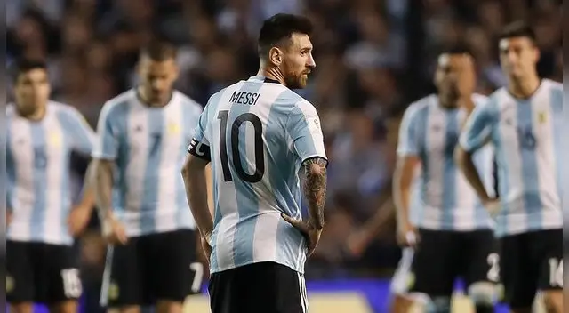 Lionel Messi, tras el empate entre Perú y Argentina en La Bombonera. Lionel Messi, tras el empate entre Perú y Argentina en La Bombonera.