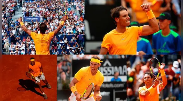 Rafael Nadal volteó un partido increíble.