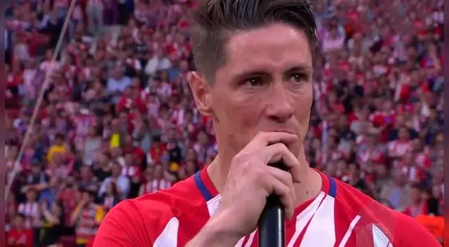 Fernando Torres y sus sentidas palabras en su despedida este domingo. Fernando Torres y sus sentidas palabras en su despedida este domingo.