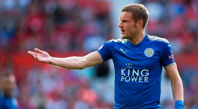 Jamie Vardy sería el reemplazo de Antoine Griezmann en Atlético Madrid. Foto: EFE Jamie Vardy sería el reemplazo de Antoine Griezmann en Atlético Madrid. Foto: EFE