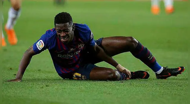 Ousmane Dembélé estará fuera de las canchas dos semanas. Créditos:Líbero Ousmane Dembélé estará fuera de las canchas dos semanas. Créditos:Líbero