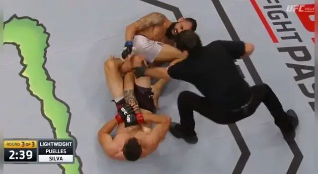Claudio Puelles sorprendió a todos con heroica victoria en el UFC Chile. Foto: UFC.com Claudio Puelles sorprendió a todos con heroica victoria en el UFC Chile. Foto: UFC.com