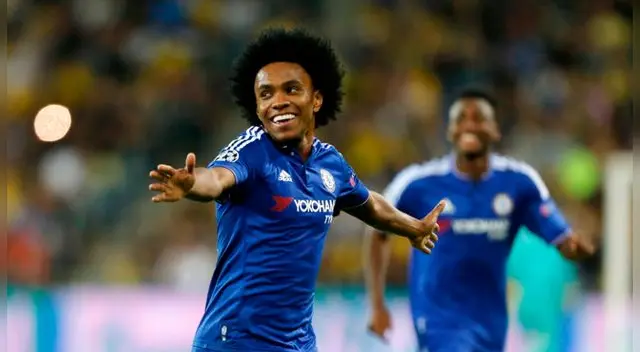 Willian celebró el título de la FA Cup con una foto polémica. Foto: EFE Willian celebró el título de la FA Cup con una foto polémica. Foto: EFE