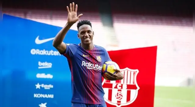 Yerry Mina llegó al Barcelona en invierno pasado. Yerry Mina llegó al Barcelona en invierno pasado.