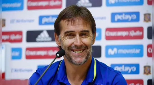 Julen Lopetegui explica su lista de convocados. Julen Lopetegui explica su lista de convocados.