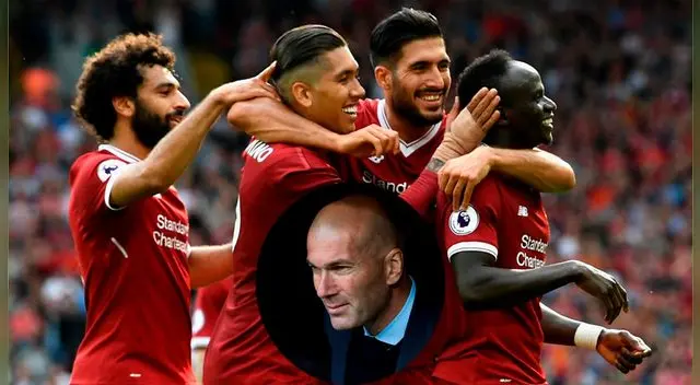 Zinedine Zidane mostró su preocupación por el tridente ofensivo del Liverpol: Firmino-Mané-Salah Zinedine Zidane mostró su preocupación por el tridente ofensivo del Liverpol: Firmino-Mané-Salah