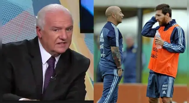 Fernando Niembro disparó con todo a Jorge Sampaoli y Lionel Messi. Foto: Agencias Fernando Niembro disparó con todo a Jorge Sampaoli y Lionel Messi. Foto: Agencias