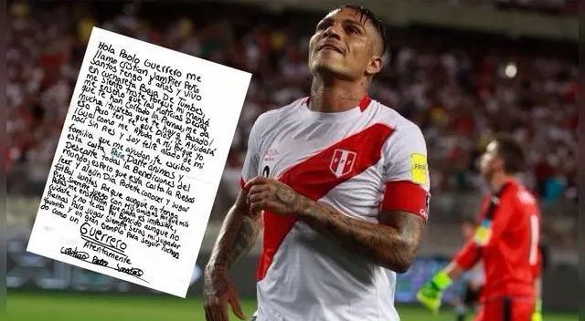Emocionante relato del niño hacia Paolo Guerrero. Emocionante relato del niño hacia Paolo Guerrero.
