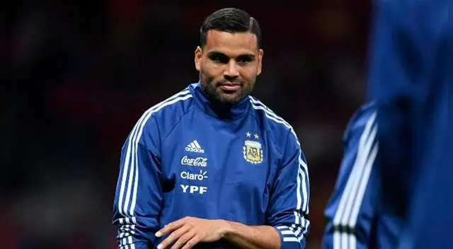 Gabriel Mercado jugó 9 partidos con la Selección Argentina en Eliminatorias y anotó 2 goles. | Foto: Getty Images.