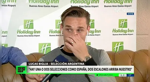 Lucas Biglia y su confesión más emotiva.