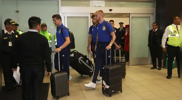 Escocia llegó a Lima para el amistoso contra la Selección Peruana Escocia llegó a Lima para el amistoso contra la Selección Peruana