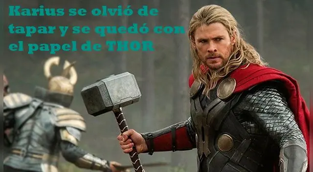 Comparado con el actor principal de Thor. Comparado con el actor principal de Thor.