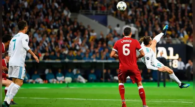 Gareth Bale puso el 2-1 momentáneo con una magistral 'chalaca'.
